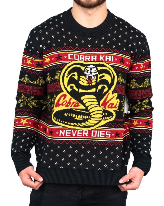 Cobra Kai Never Dies – Hässlicher Weihnachtspullover für Fans