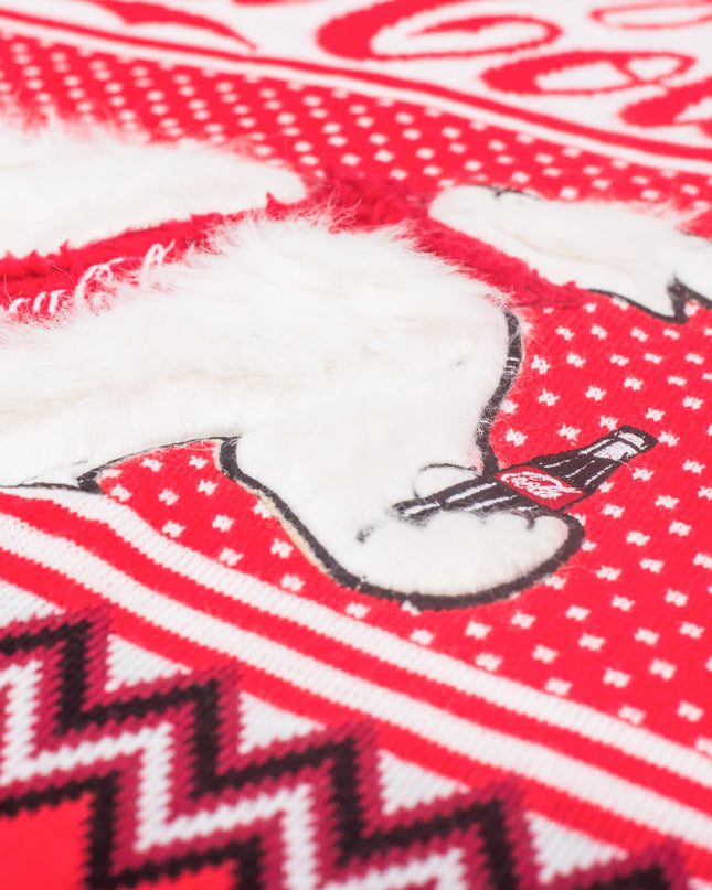 Coca-Cola Weihnachtspullover mit Eisbären- und Baummotiven für Herren
