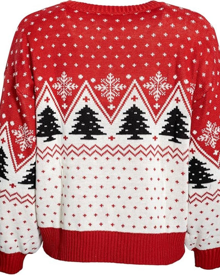 Coca-Cola Herz-Eisbär-Damen-Weihnachtspullover