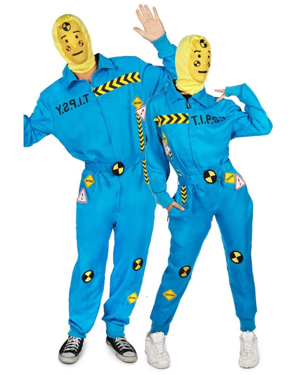 Matching Crash Test Dummy Couples Costumes