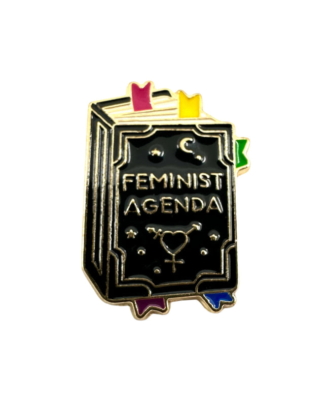 Anstecknadel „Feministische Agenda“ | Tags: Accessoires