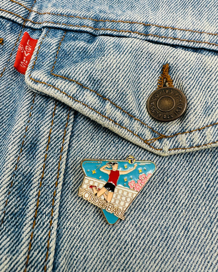 Brosche – Volleyball | Pyjama-Accessoires für die ganze Familie zu Weihnachten