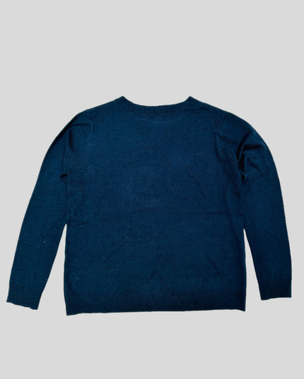 Vintage Weihnachtspullover mit Pailletten und Eulenmotiv, Familien-Festtagskleidung