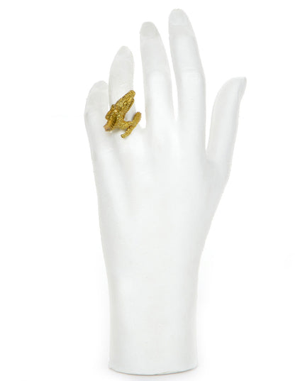 Crocodile Copper Ring