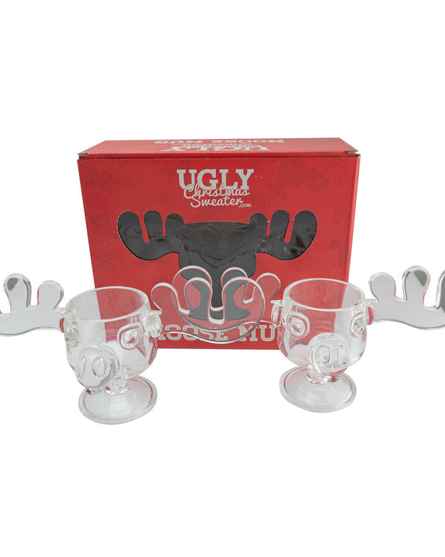 Weihnachtsbecher mit Elchmotiv aus dem Film „Vacation Movie“ aus Acryl