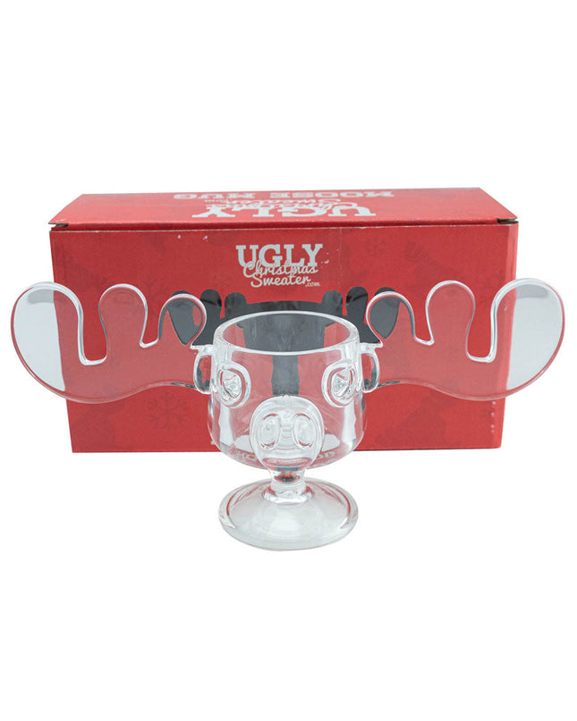 Weihnachtsbecher mit Elchmotiv aus dem Film „Vacation Movie“ aus Acryl