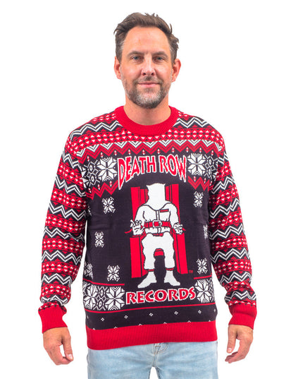 Insassen der Todeszelle tragen einen hässlichen Weihnachtspullover aus Fair Isle