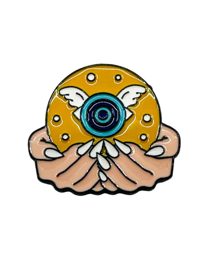 Kristallkugel-Augennadel – Mystisches Accessoire für Sammler