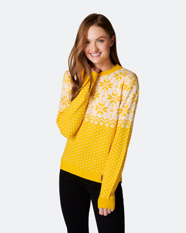 Women's Easter Sweater in Yellow