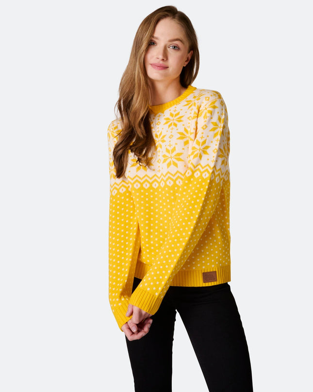 Women's Easter Sweater in Yellow