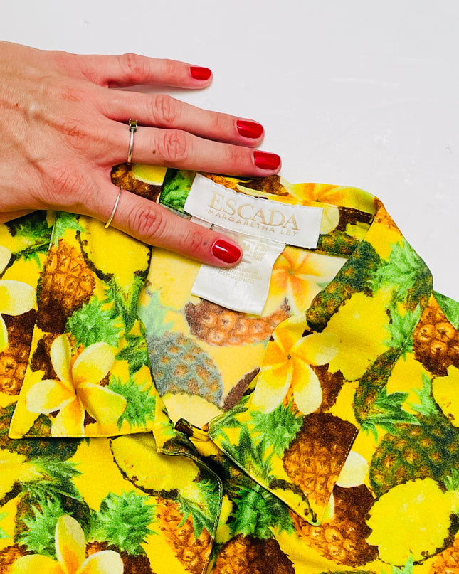 Vintage Escada Ananasbluse