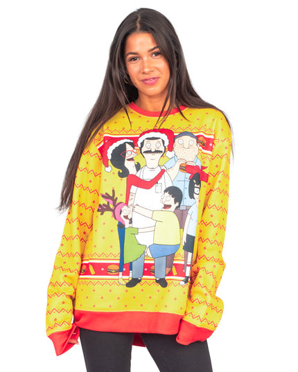 Bob's Burgers Familienumarmung hässlicher Pullover