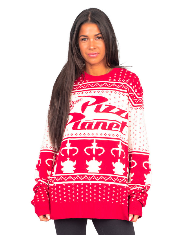 Toy Story Pizza Planet Weihnachtspullover
