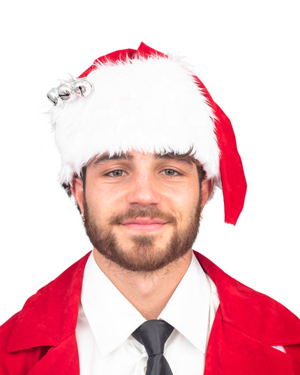 Clark Griswold Halloween-Weihnachtsmannkostüm mit Mütze für weihnachtlichen Spaß