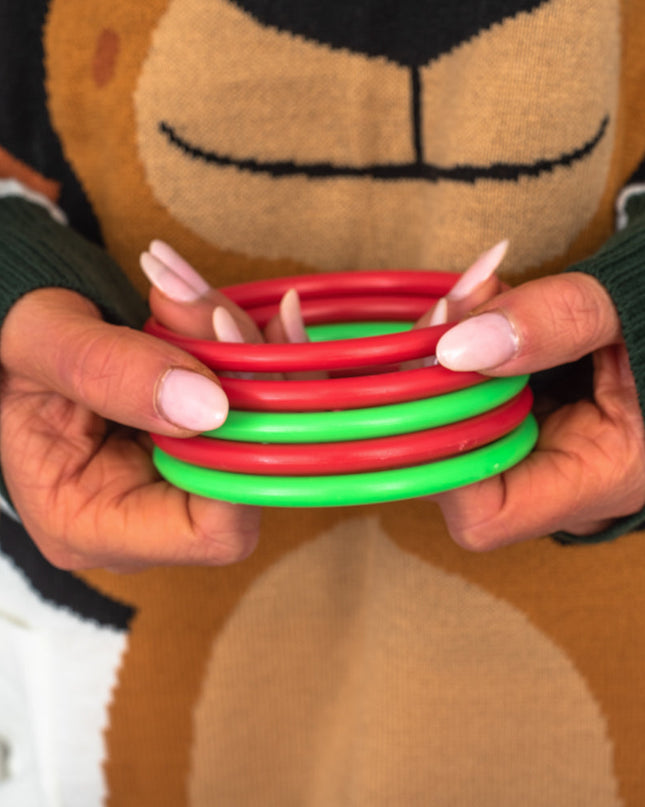 Reindeer Ring Toss 3D Ugly Christmas Sweater