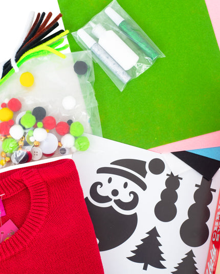 DIY-Set für einen hässlichen Weihnachtspullover – Gestalte dein eigenes Design