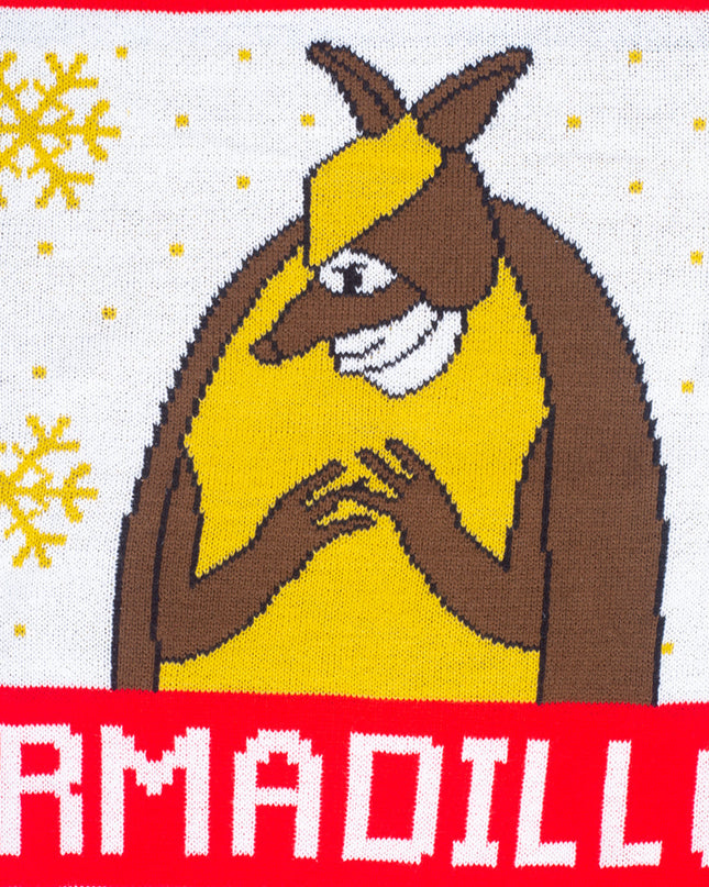 Friends Holiday Armadillo Ugly Christmas Sweater