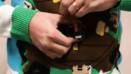 Lasst uns in Weihnachtsstimmung kommen! Festlicher, hässlicher Weihnachtspullover