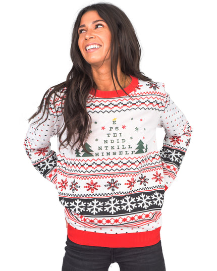 Epstein Didn't Kill Himself Ugly Christmas Sweater