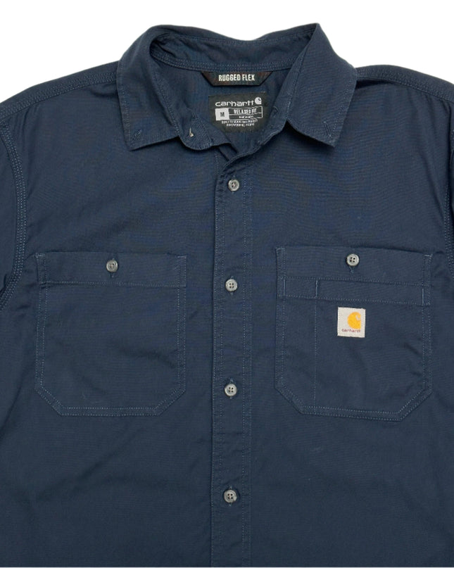 Vintage Kurzarmhemd – Carhartt | Rugged Flex Blau