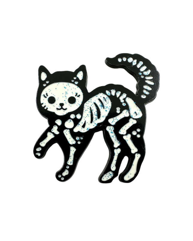 X-ray Cat Enamel Pin Badge