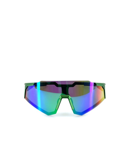 Sportliches Radfahrer-T-Shirt – Metallgrün