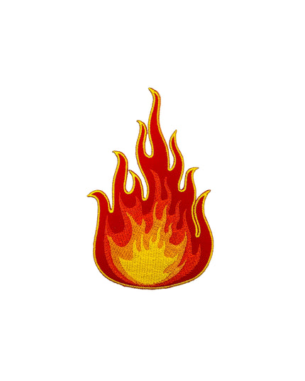 Flame III Iron-On Patch
