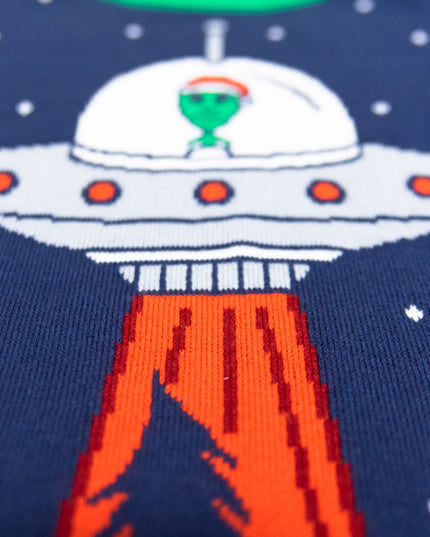 UFO-Baum-Entführungs-Hässlicher-Weihnachtspullover