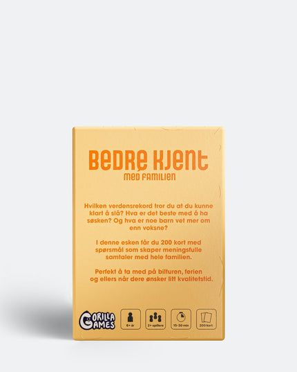 Better Known Family Game