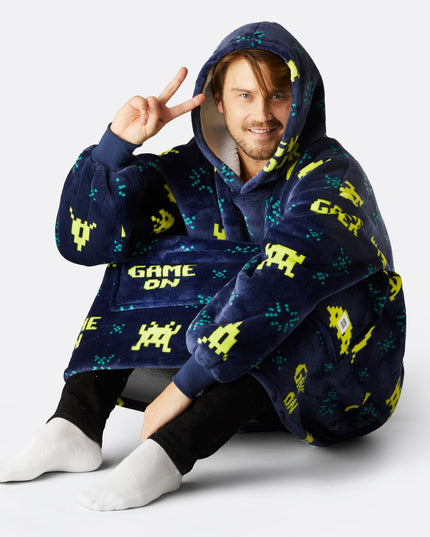 HappyHoodie Game Over – Bequeme Loungewear für Erwachsene