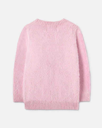 Glitzernder Weihnachtspullover für Kinder mit Rentiermotiv