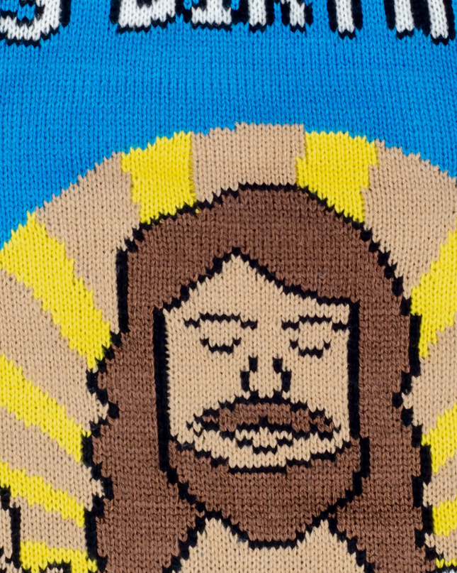 Ich werde feiern, weil es sein Geburtstag ist – Jesus-hässlicher Pullover