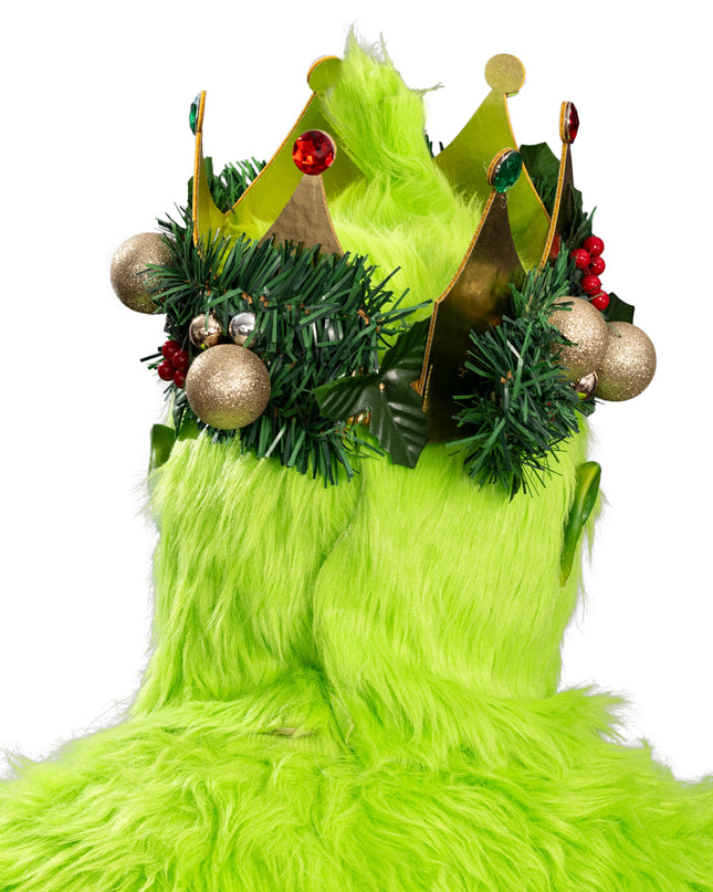 Grüne Monster-Weihnachtskrone