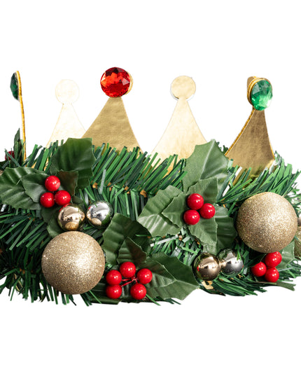 Grüne Monster-Weihnachtskrone