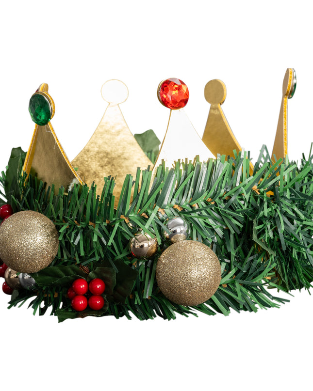 Grüne Monster-Weihnachtskrone