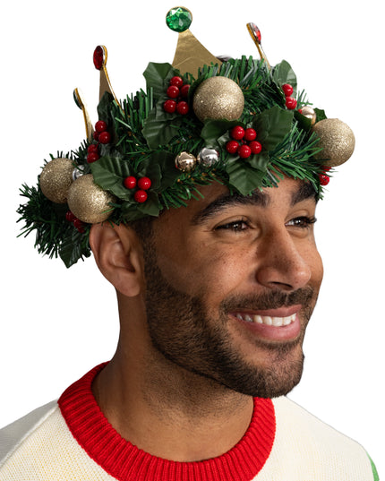 Grüne Monster-Weihnachtskrone