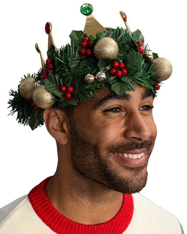 Grüne Monster-Weihnachtskrone