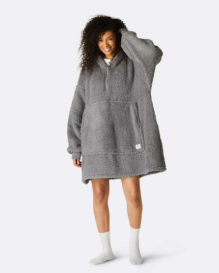 Grey Sherpa HappyHoodie
