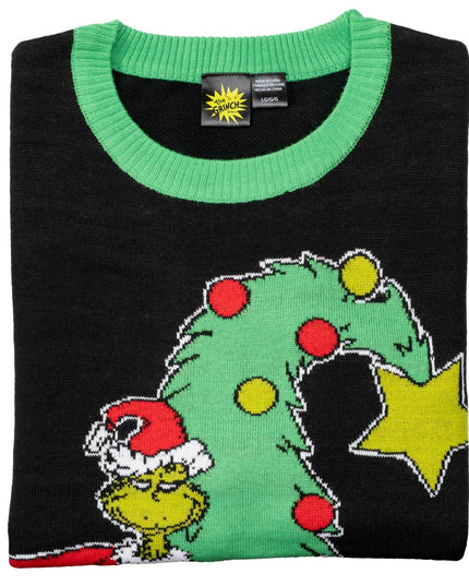Grinch Xmas Tree Unisex Ugly Christmas Sweater