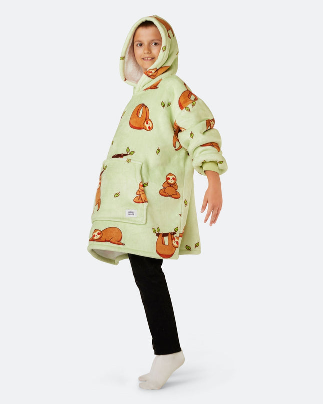 Kinder-Faultier-Hoodie zum gemütlichen Entspannen