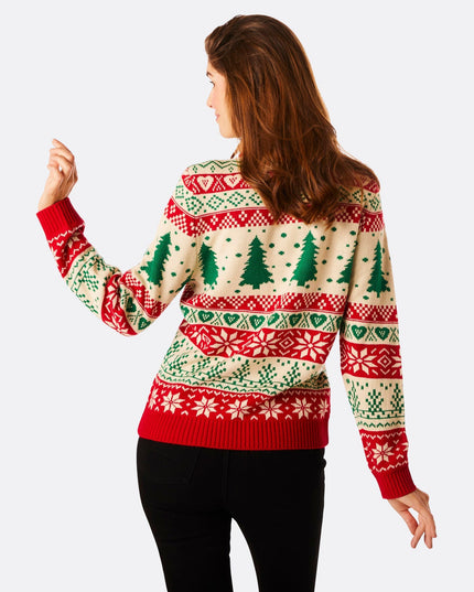 Women's Driving Home Christmas Sweater