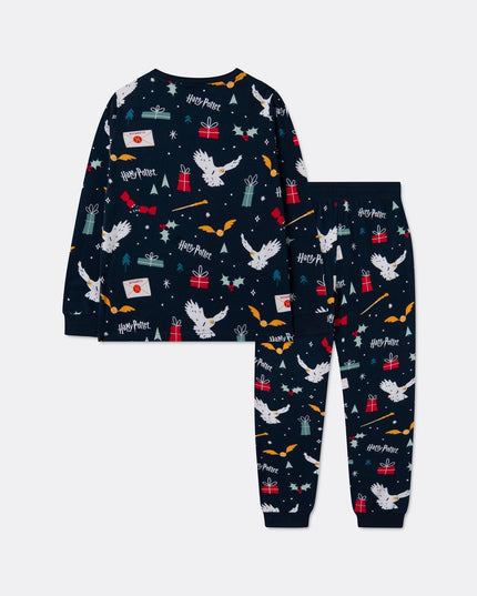 Blauer Harry-Potter-Pyjama für Kinder