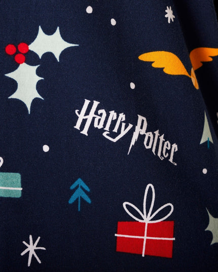 Blue Harry Potter Family Pajamas | Magical Holiday Sleep Set