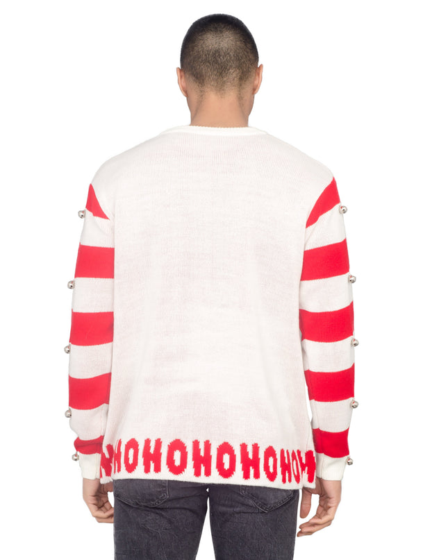 Ich liebe Weihnachten HOHOHO Leuchtender und Glöckchen-hässlicher Pullover