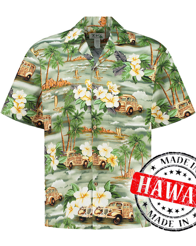 Hawaiian Shirt with Flowers from Hawaii