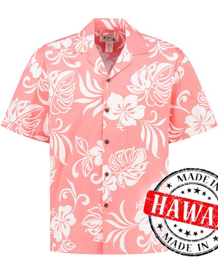 Hawaiihemd-Urlaubsflair in Pink