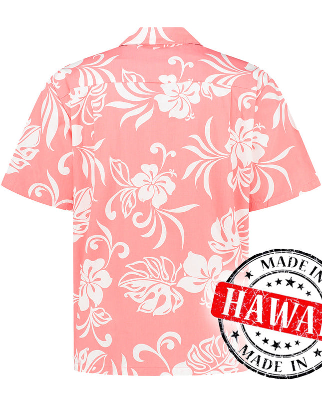Hawaiihemd-Urlaubsflair in Pink