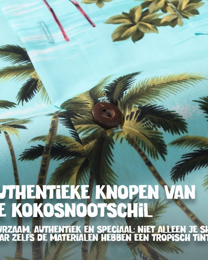 Hawaiihemd mit Flamingos-Design