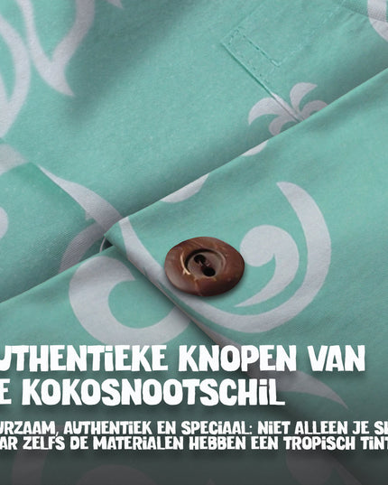 Turquoise Vacation Flair Hawaiian Shirt