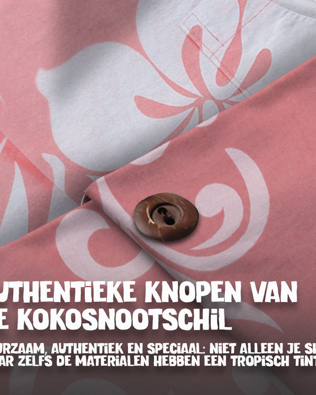 Hawaiihemd-Urlaubsflair in Pink